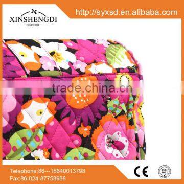Best Selling Fashion Portable Women's Big Quilted Cotton Large Beach Bag photo-6