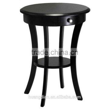 China furniture manufacturer sales vintage wooden round small coffee table