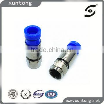 F-type Male connector with plastic part RG6 Waterproof connector