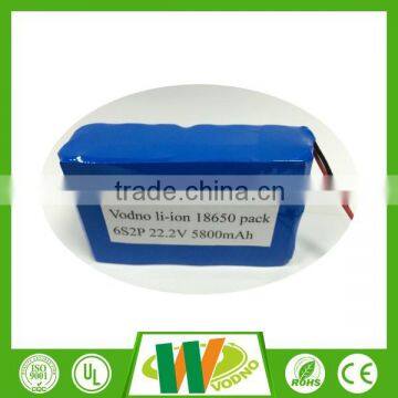 High quality Li-ion battery pack, 18650 battery pack, rechargeable battery pack