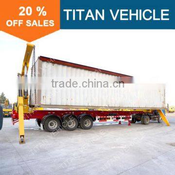 Semi-trailer container side loading semi trailer 40 ft container sideloader