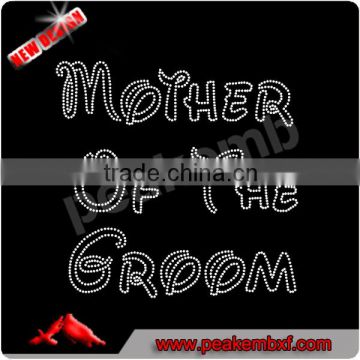 Beautiful Hot Fix Rhinestone Motif Mother Of The Groom