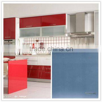 solid glossy pvc shower door decorative film for membrane press