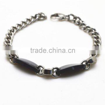 Stainless steel chain bangle for man