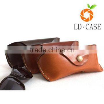 custom leather sunglass case/neoprene glasses box/wrapped glasses case