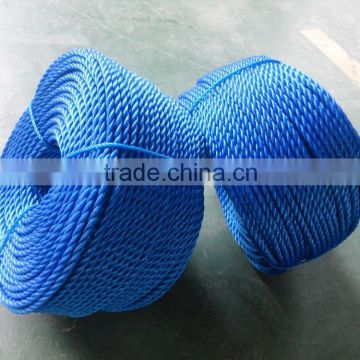 3mm blue pe twine/2.5mm poly twisted rope used for fishing twine