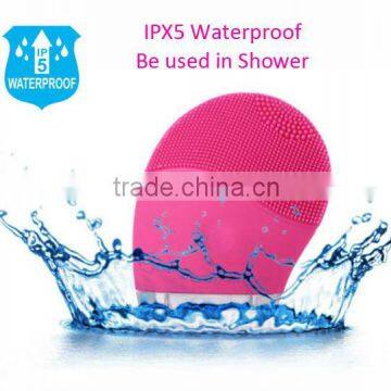 bpsk1068 IPX5 waterproof sonic face cleanser brush for facial sensitive skin