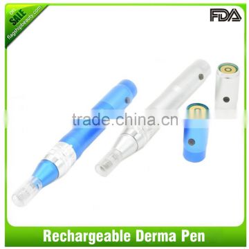 hot spa rechargable micro needle 8000Cycles/min dermapen roller vibration dermapen acne remover needle