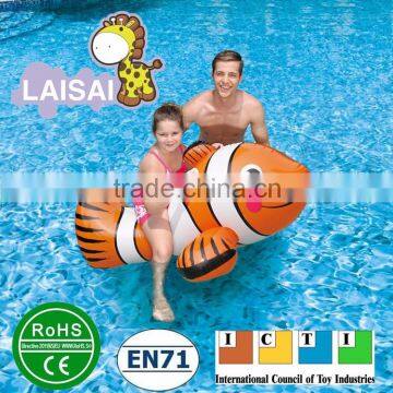 Cheap factory price new design inflatable giant fish float for kids