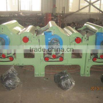 Five-rollers waste textile crushing machine