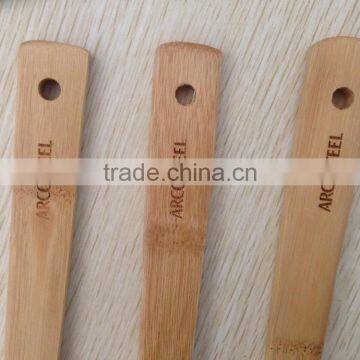 Bamboo/wooden Cooking Utensils Set With Printed Brand Logo photo-2