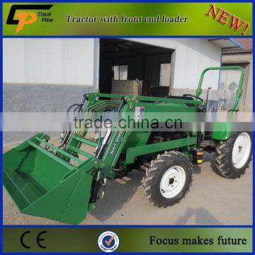 multifunction 4wd small tractor with four in 1 loader bucket for sale