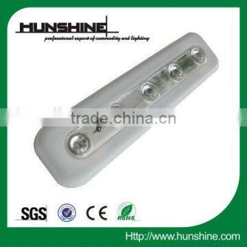 5pcs hot selling rectangle emergency touch lighting with 5led