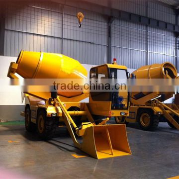 self loading truck for sale/shacman concrete mixer truck