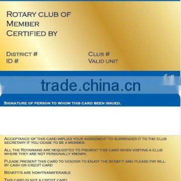 CR80 Golden Hot Stamping Plastic PVC Card photo-4