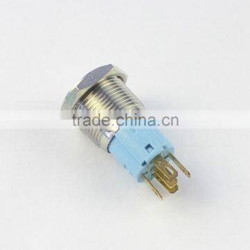 LAS3-16H-11D Good Quality Button Switch Ring Illuminated Metal Waterproof Momentary/latching Push Button Switch photo-2