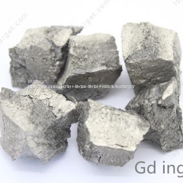 Dia/6.35X6.35mm Rare Earth High Purity Gd Gadolinium Metal 99.9%