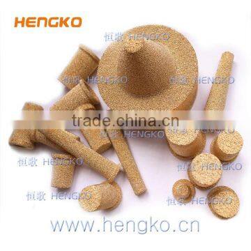 Sintered copper perforated Metal Filter Cap