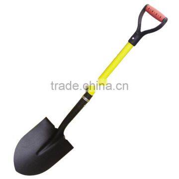 good quality fiberglass handle round point shovel XF-S019