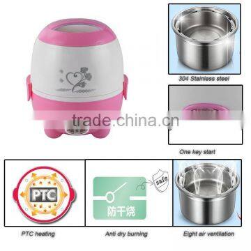 Christmas Hot Gifts Single Person Stainless Steel Inner Pot Rice Cooker photo-4