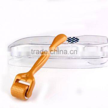 Hot Sale Eye Derma Roller 120 Needle Gold Titanium Dr. Roller for Personal Skin Care photo-3
