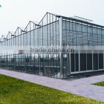 Large size Glass Agricultural Greenhouse