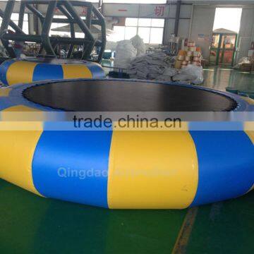 Factory Custom Water Paly Equipment Inflatable Air Bouncer Water Trampoline Jumping Bed photo-4