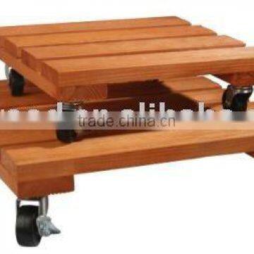 Square Planter Mover Roller Trolley