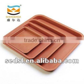 square plastic flower saucers,plastic plate,ppt saucer