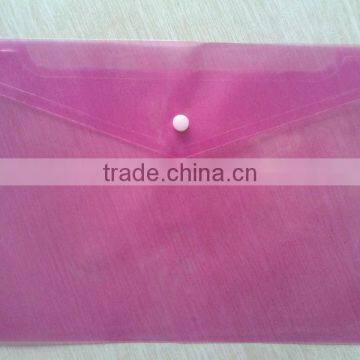 pvc clear document / file plastic bag / PP document bag