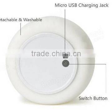 Rechargeable Color Changeable Silicone LED Sensitive Tap Control Night Light for Home photo-4