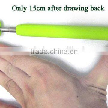 Silicone Telescopic Back Scratcher Itch Killer Massager Extendable Stainless Steel Stick photo-4
