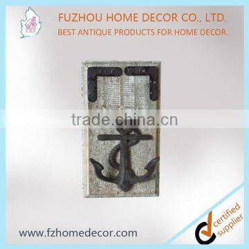 2016 Antique Wooden Wall Coat Hooks With Metal Letter photo-5