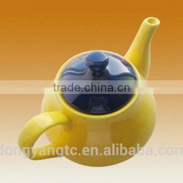 Porcelain Color Decal Teapots
