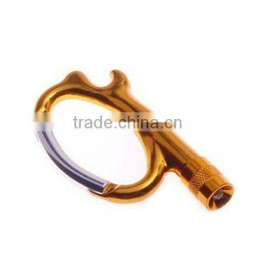 aluminium LED key light carabiner