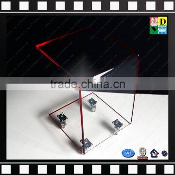 Customized Moveable Acrylic Coffee Table Unique Elegant Acrylic Side Table With Wheels From China Manufacturer photo-6