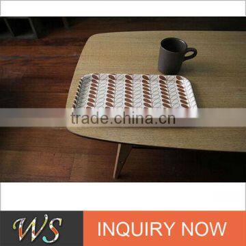 Eco-friendly Bamboo Fiber Printing Lunch Tray
