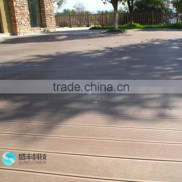 Outdoor Flooring Wood Plastic Composite Decking for Pool Decks 146*23mm