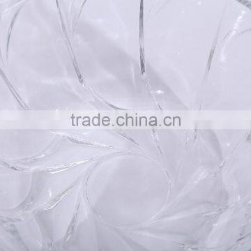 Set 3 Clear Cheap Large Glass Salad Bowls