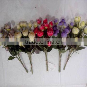 making flower silk rose artificial rose mini artificial silk flowers