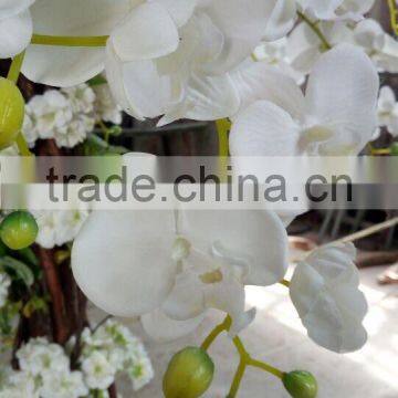 China Factory Make White Fake Orchid Flower Tree for Interior Decoration photo-3