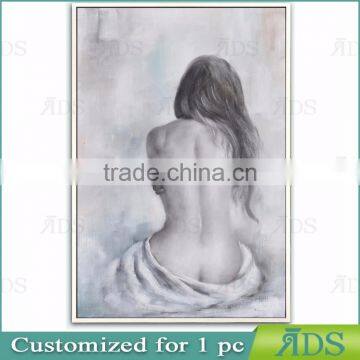 Wall Decorative Nude Girls Painting Naked Girl Handmade Drawing photo-4