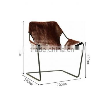 2015 New Modern Leather Metal Base Designer Chair photo-4