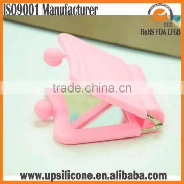 silicone square plasticpocket mirror