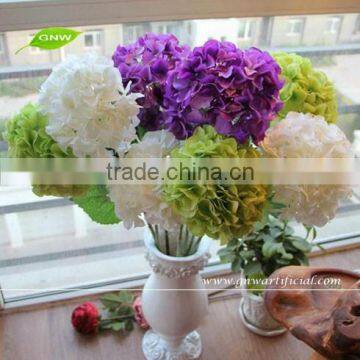 FLH04-6 artificial hydrangea flowers for wedding decoraiton cheap silk flower