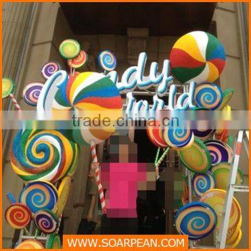 Giant Decorative Lollipop Fiberglass Made For Display photo-2