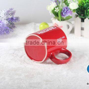 Red Mug Coffee Ceramic Dinnerware photo-3