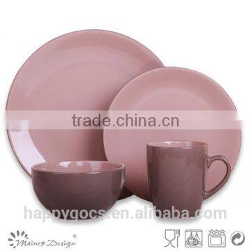 16pcs Dinnerware Set Manufacturer Two Tone Black Blue photo-3