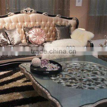 Latest design style hotel sofa sets & tea table BG90443