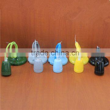 Vintage porcelain pendant lamp socket/ceramic ceiling light for cafe shop decoration